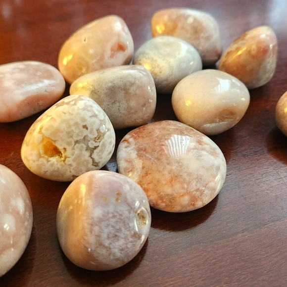 PINK AMETHYST Tumbles - Picture 1 of 3